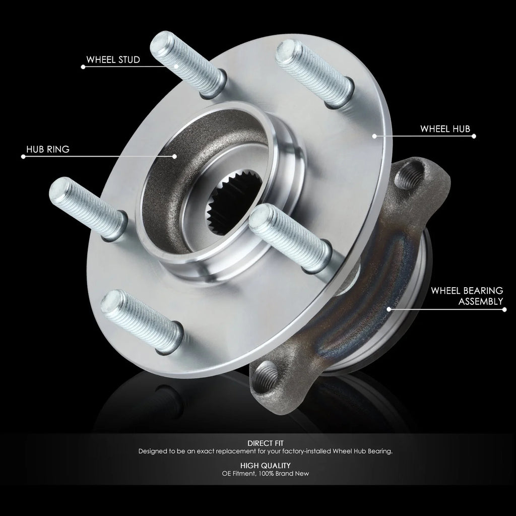 Rear Left or Right Side Wheel Bearing & Hub Assembly 13-15 MIT Outlander Sport, 18-20 Eclipse Cross, RVR