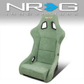 Vegan Micro Fiber Fixed Back Racing Bucket Seat Universal