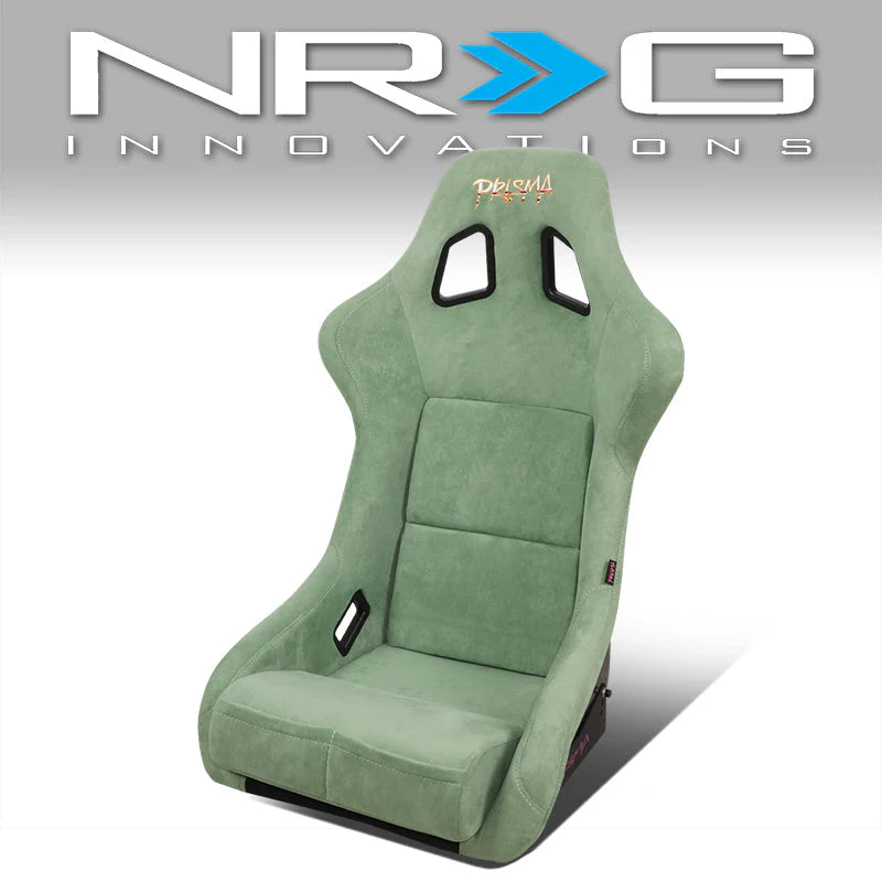 Vegan Micro Fiber Fixed Back Racing Bucket Seat Universal