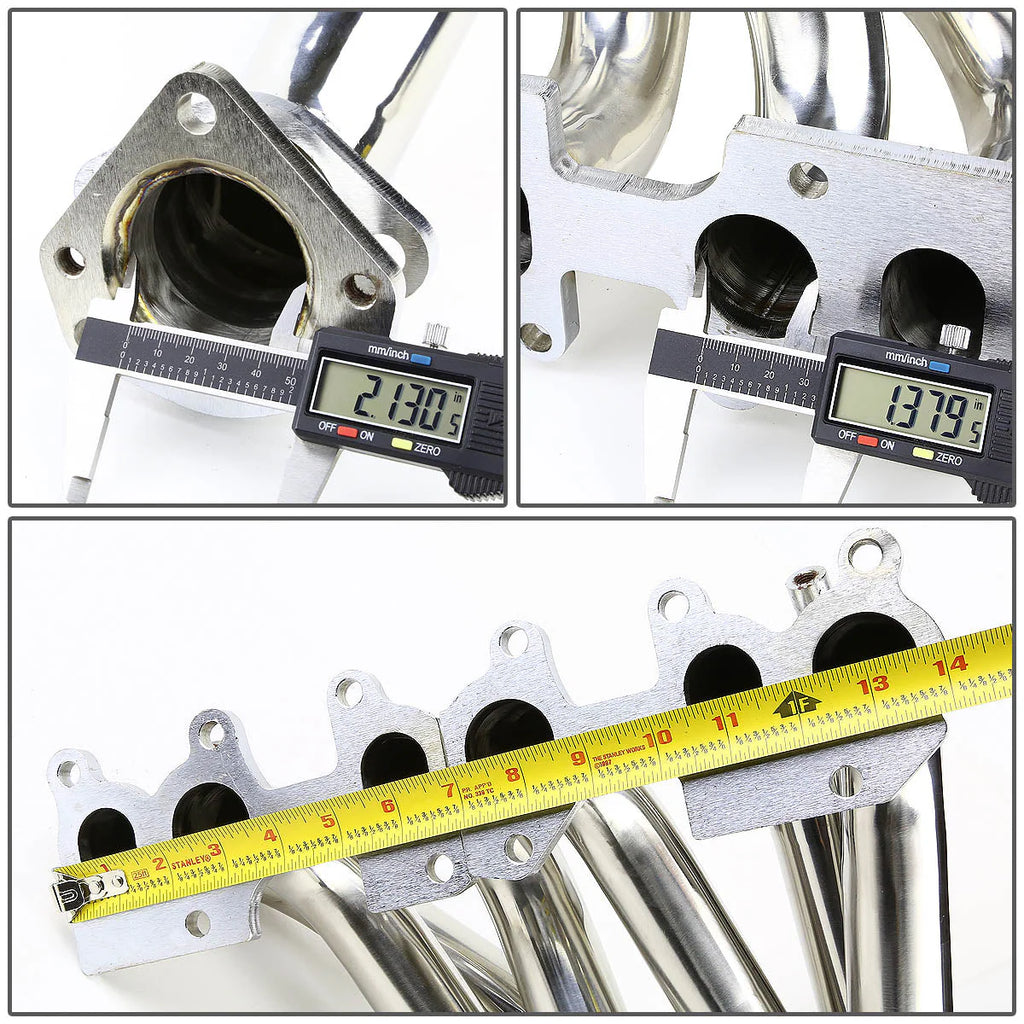 94-02 Volkswagen Jetta Golf 94-97 Passat 2.8L VR6 12-Valve Exhaust Header - Stainless Steel