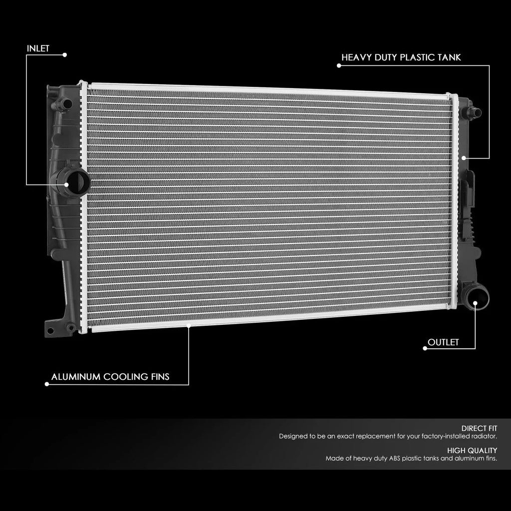 13394 Replacement Radiator 14-16 BMW 228i 328i 428i 435i, 12-16 320i, 12-15 335i