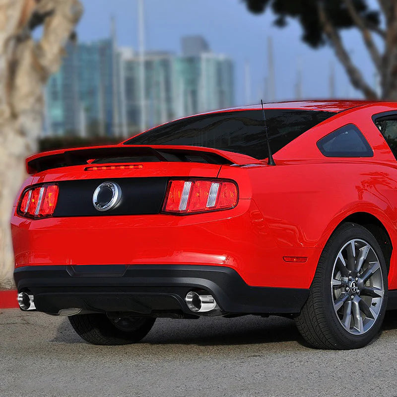 Axle-back Exhaust Systems w/3.75 in. OD Stainless Steel Muffler Tip 11-12 Ford Mustang 5.0L 5.4L 2Pcs