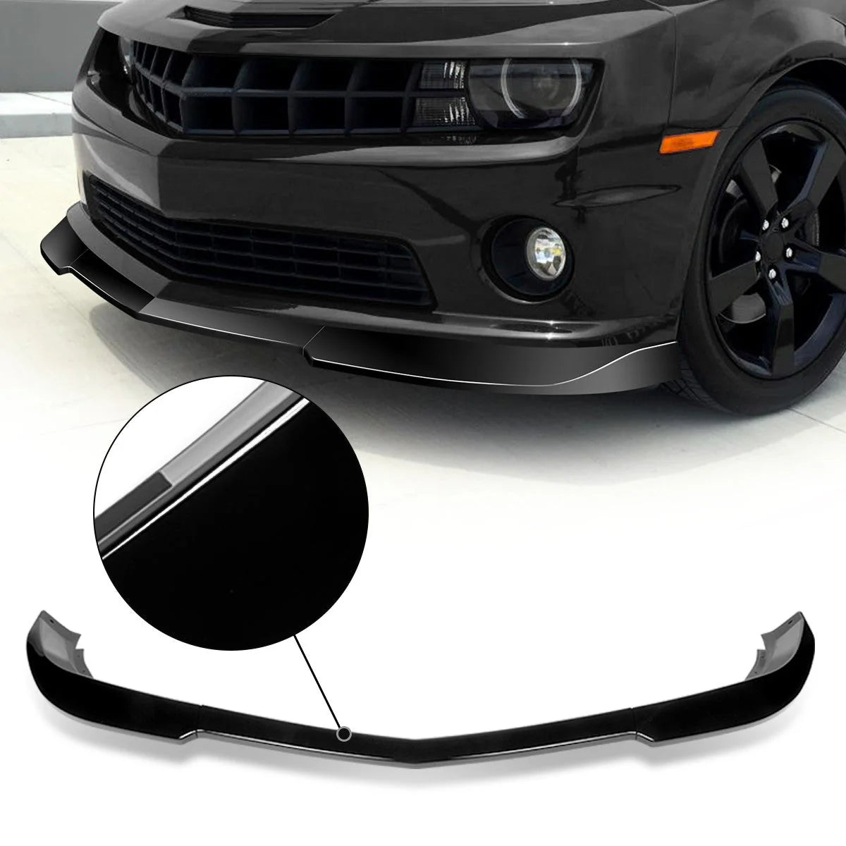 STP-Style Front Bumper Lip 10-13 Chevrolet Camaro V6