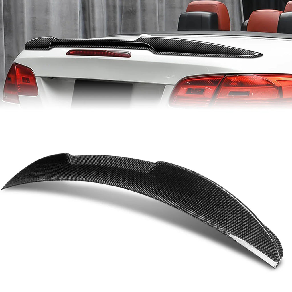V-Style Carbon Fiber Rear Trunk Lid Spoiler 07-13 BMW 3-Series E93 Convertible