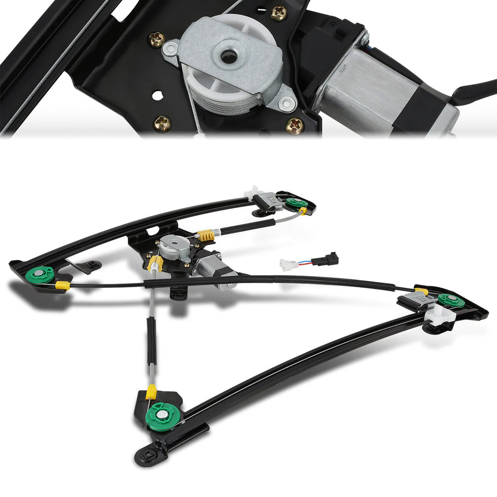 04-08 Ford F150 06-08 Lincoln Mark LT Crew Cab Power Window Regulator w/Motor - Front Right Side