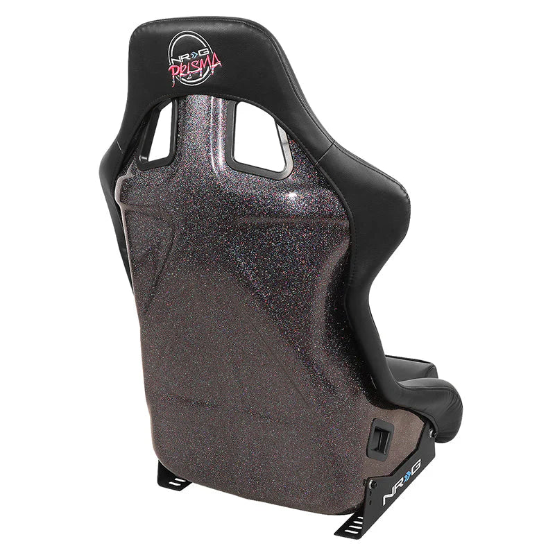 Prisma Vegan Vinyl Large Fixed Back Bucket Racing Seat Universal