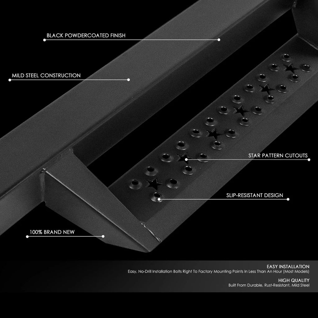 2.75 in. Running Boards with Drop Steps 09-22 Ram 1500 Classic 2500 3500 Crew Cab
