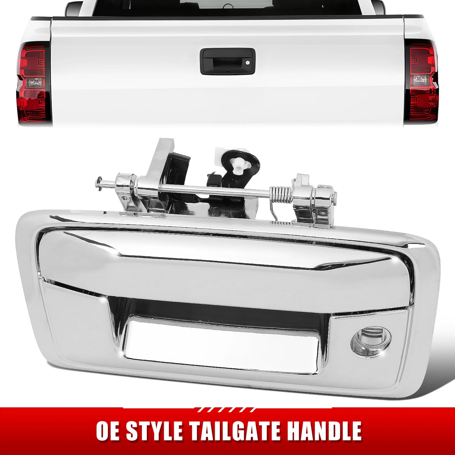 Factory Style Rear Tailgate Handle 14-15 Chevy Silverado GMC Sierra 1500, 2015 2500 / 3500 HD
