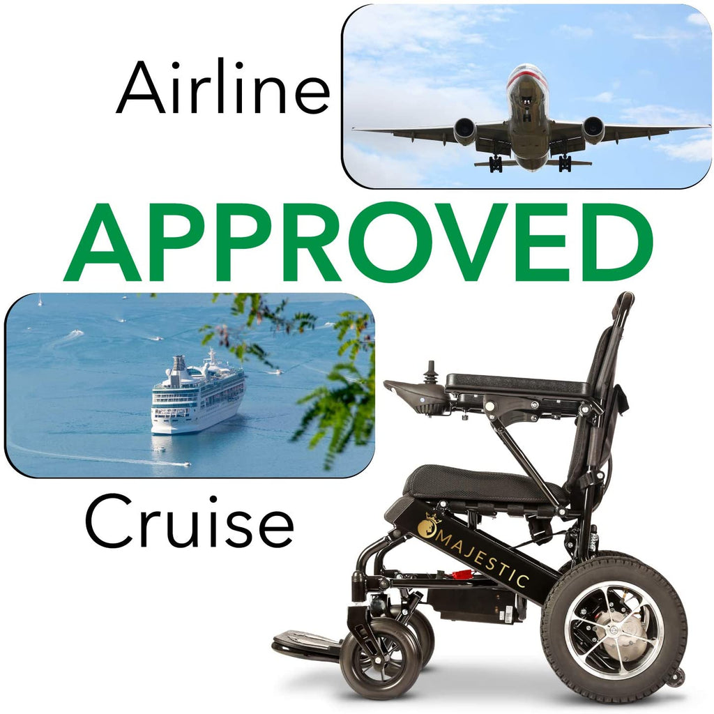 2026 2020 New Folding Ultra Lightweight Electric Power Wheelchair, Silla de Ruedas Electrica, FDA Approved and Air Travel Allowed, Heavy Duty, Mobility Motorized, Portable Power (17.5′′ Seat Width)