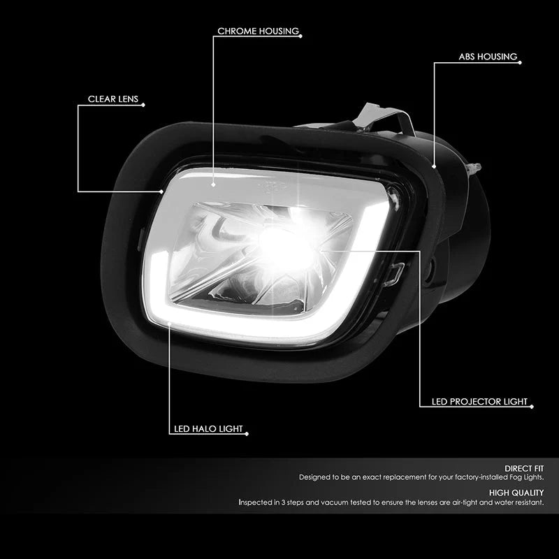 LED DRL Projector Fog Lights 08-17 Freightliner Cascadia