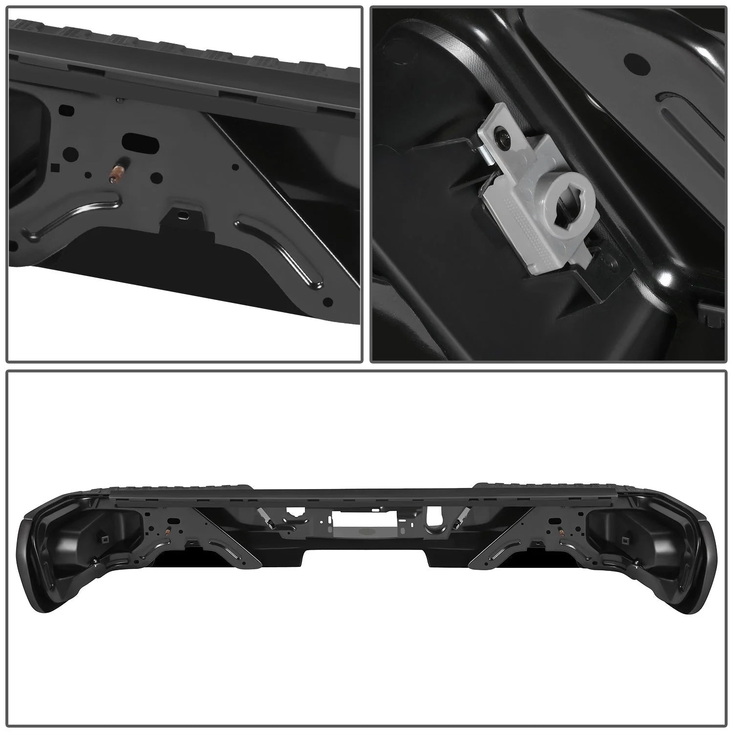 Rear Step Bumper W/License Plate Lights 19-23 Chevy/GMC Silverado Sierra 1500