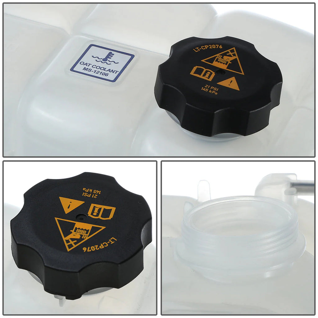 19-22 Ram 1500 3.0L 3.6L 6.2L Coolant Overflow Reservoir w/ Cap
