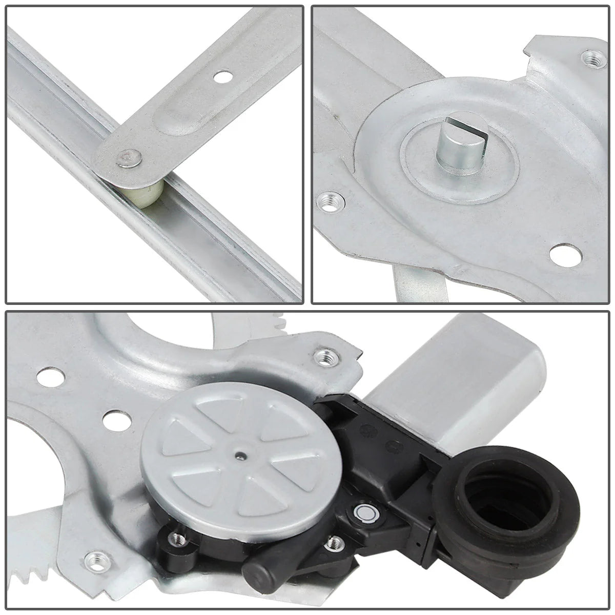 05-18 Toyota Tacoma Crew Cab Power Window Regulator w/Motor - Front Left /Rear Left Side