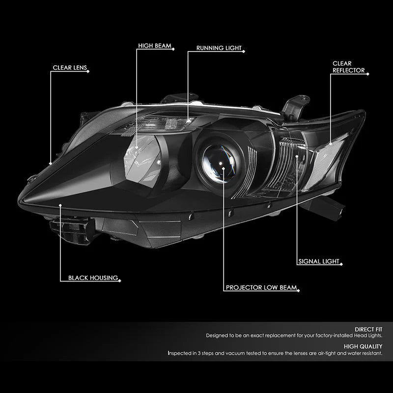 Factory Style Projector Headlights 10-12 Lexus RX350