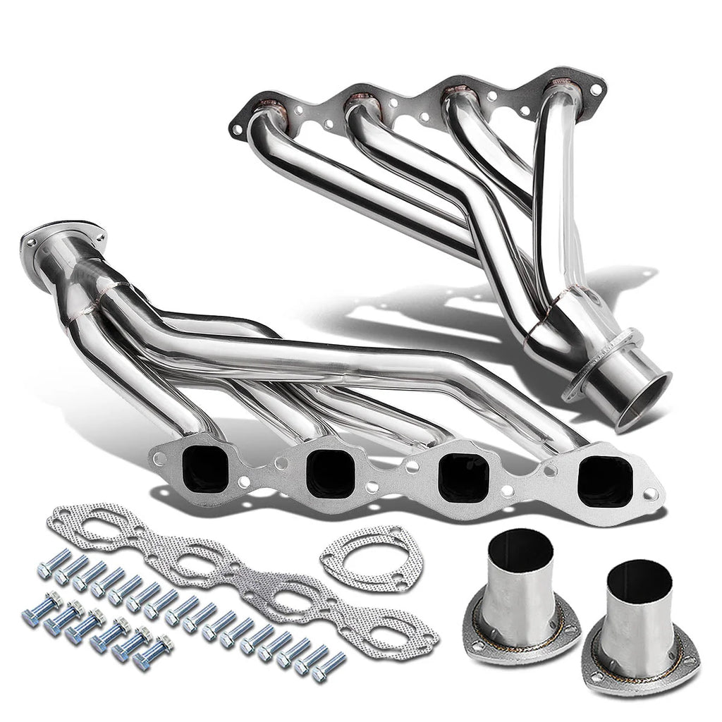 65-73 Chevy/ GM BBC V8 Square Port 366 396 402 427 454 Shorty Exhaust Header - Stainless Steel
