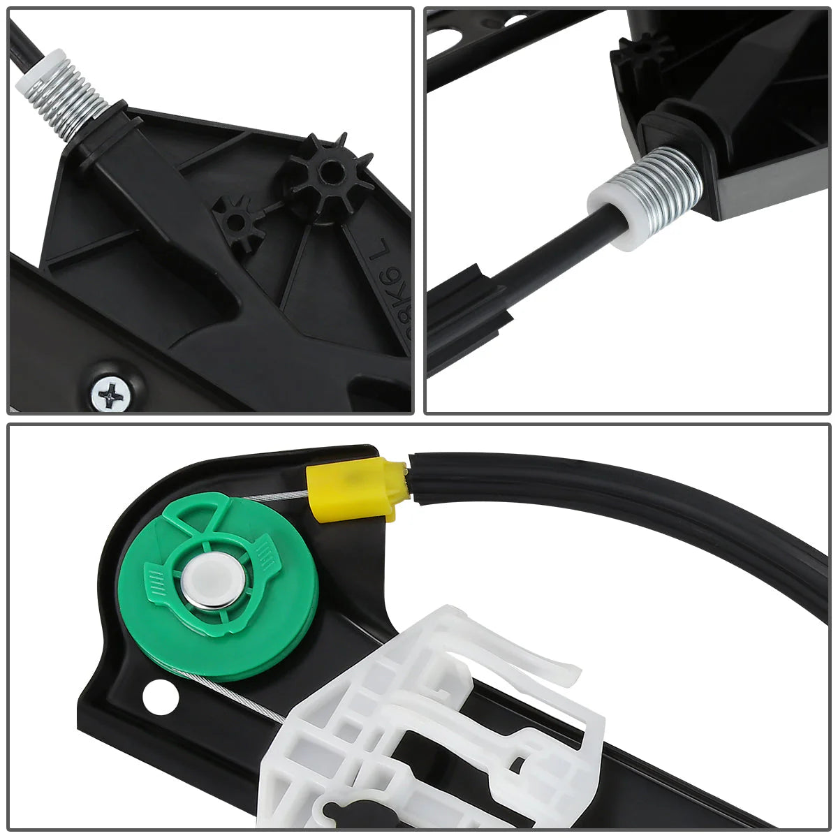 04-10 BMW X3 Power Window Regulator w/o Motor - Rear Left Driver Side