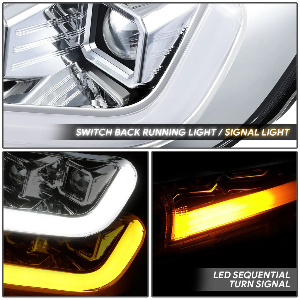 LED DRL Switchback Projector Headlights 19-23 Ford Ranger XL XLT