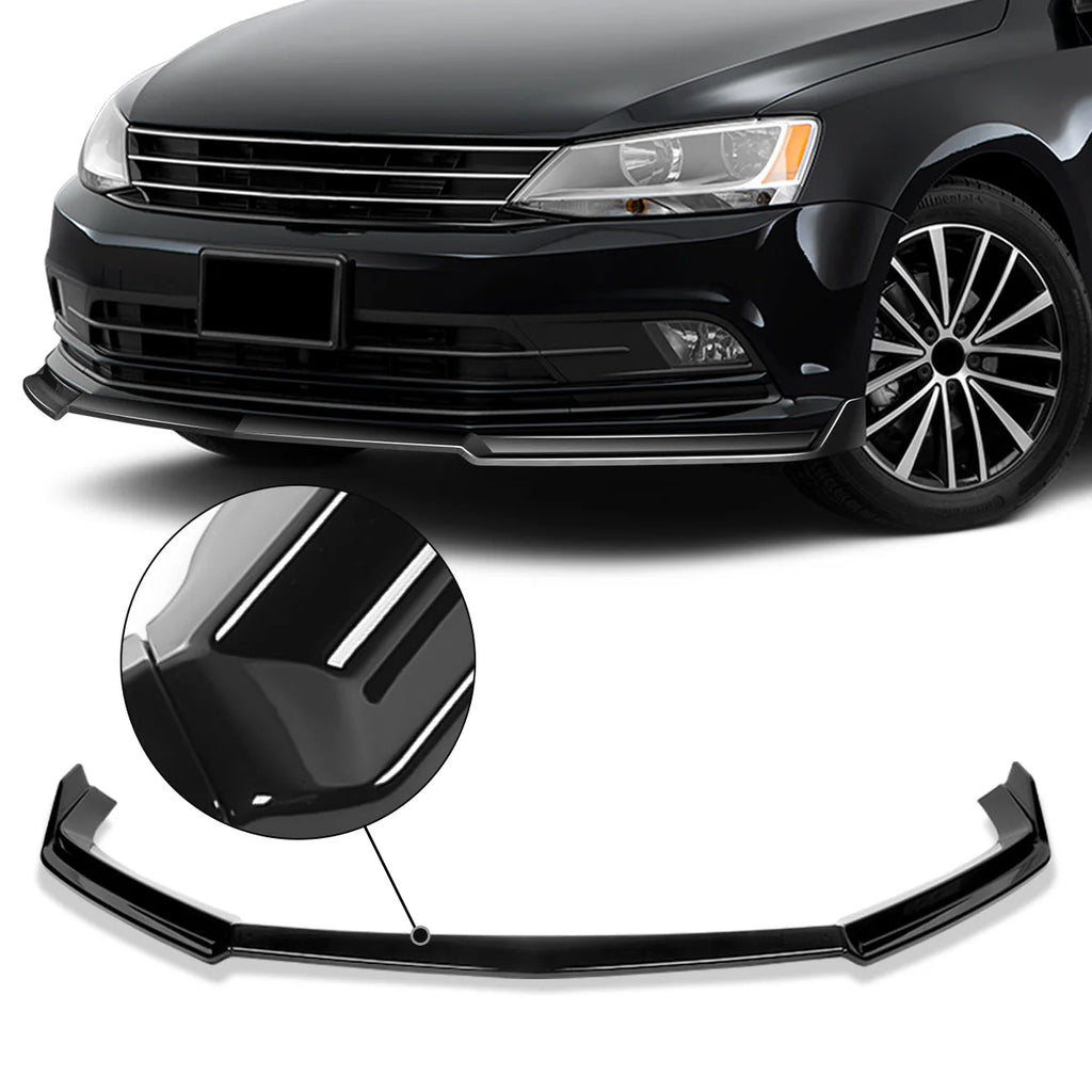 STP-Style Front Bumper Lip 15-18 Volkswagen Jetta