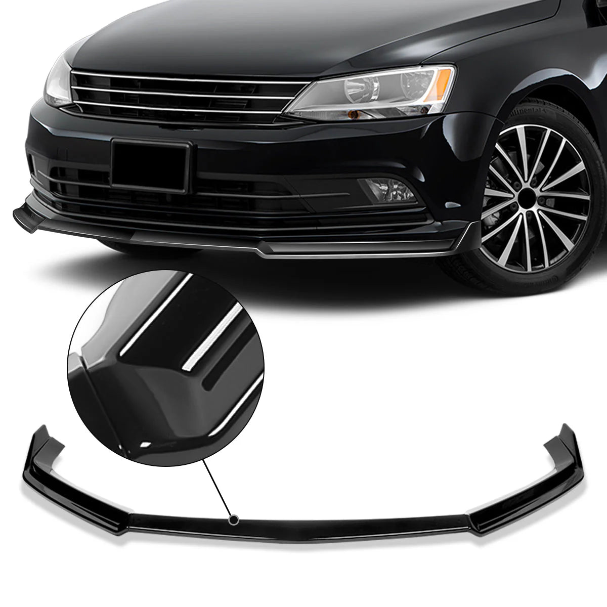 STP-Style Front Bumper Lip 15-18 Volkswagen Jetta