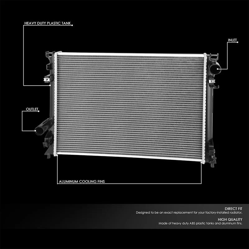 13512 Replacement Radiator 08-16 Dodge Charger Challenger Chrysler 300