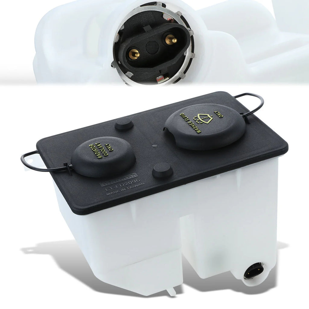 87-97 Ford F150 F250 F350 Bronco/ 91-94 Explorer Combined Coolant/ Windhield Washer Fluid Reservoir
