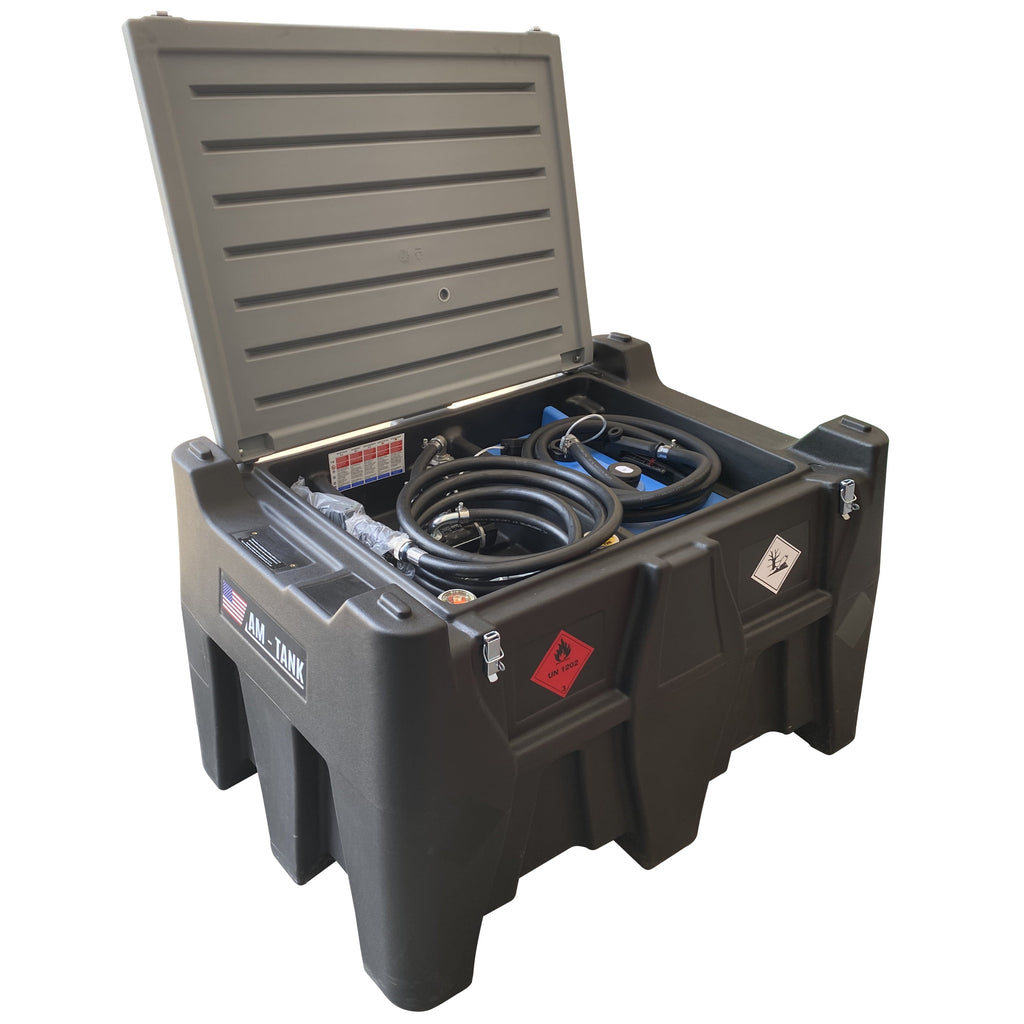 2026 AM-TANK 105gl DIESEL 13gl DEF COMBO Portable Tank with 12V Pumps