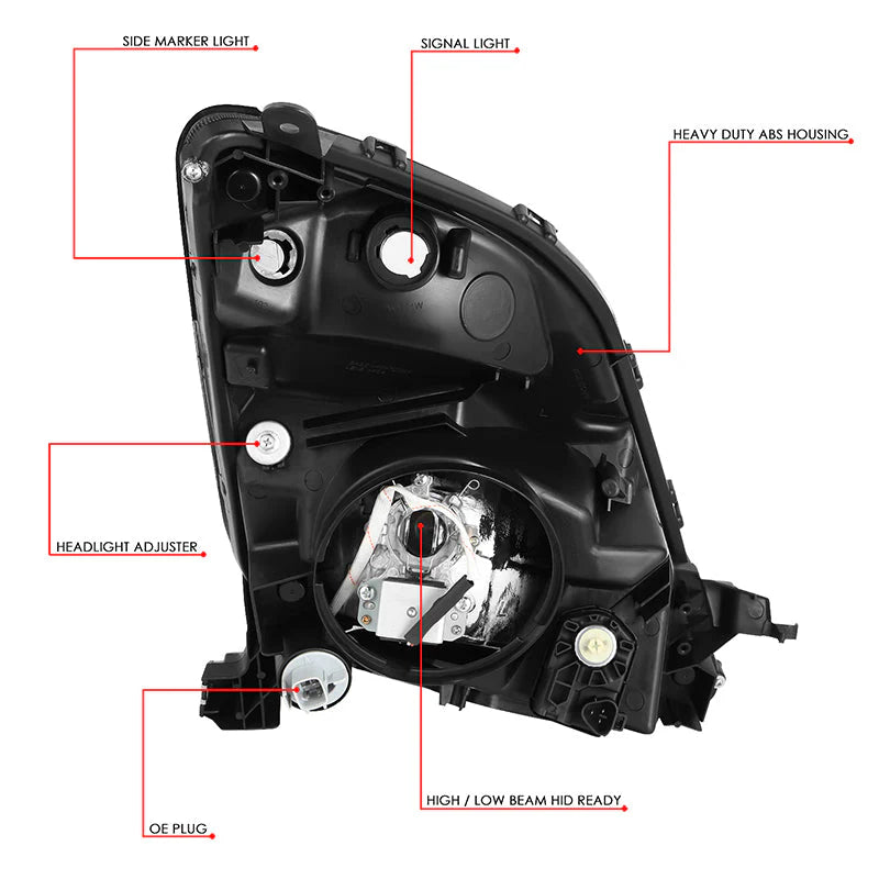 Factory Style Headlights 06-09 Toyota Prius