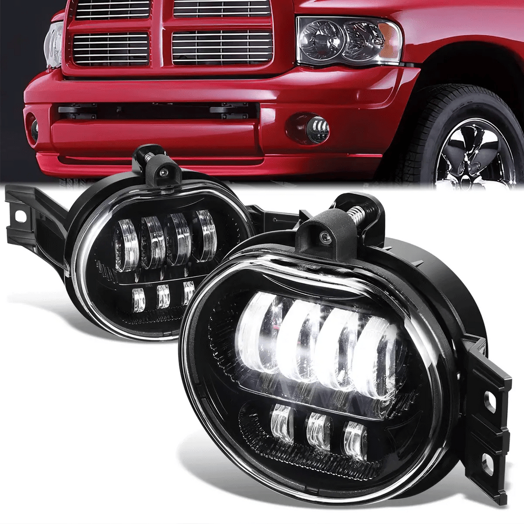 LED Projector Fog Lights 02-09 Dodge Ram 1500 2500 3500