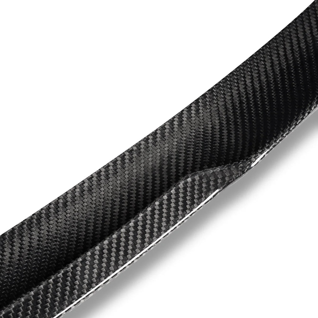 V-Style Duck Bill Carbon Fiber Rear Trunk Lid Spoiler 14-21 BMW 2-Series F22 Coupe