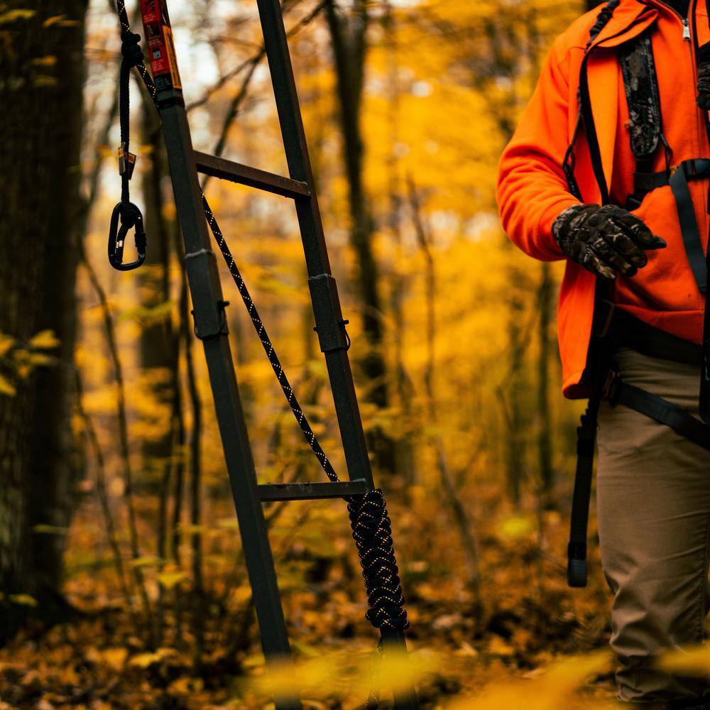2026 Jumbo Jack Ladder Stand RE658 – Adjustable Shooting Rail, Large Platform, Mesh Seat