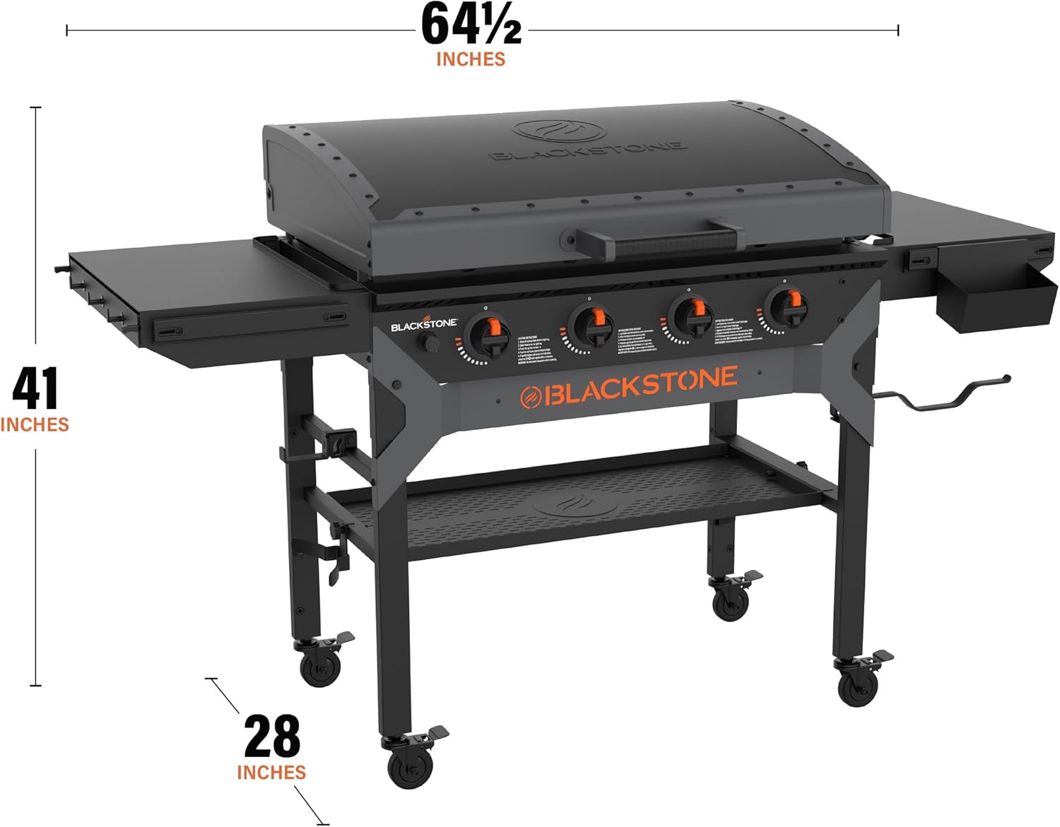 2026 Blackstone 2310 Iron-Forged 36" Omnivore Griddle – Premium Powder-Coated Steel with Reinforced Hood, Black Finish