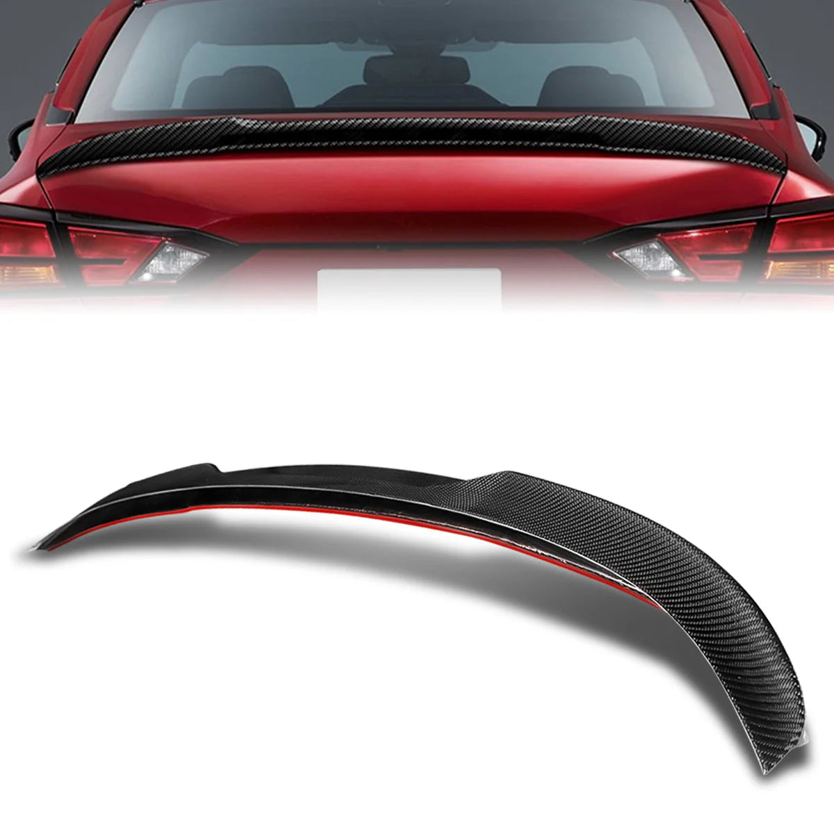 WP-Style Carbon Fiber Rear Trunk Lid Spoiler 19-23 Nissan Altima
