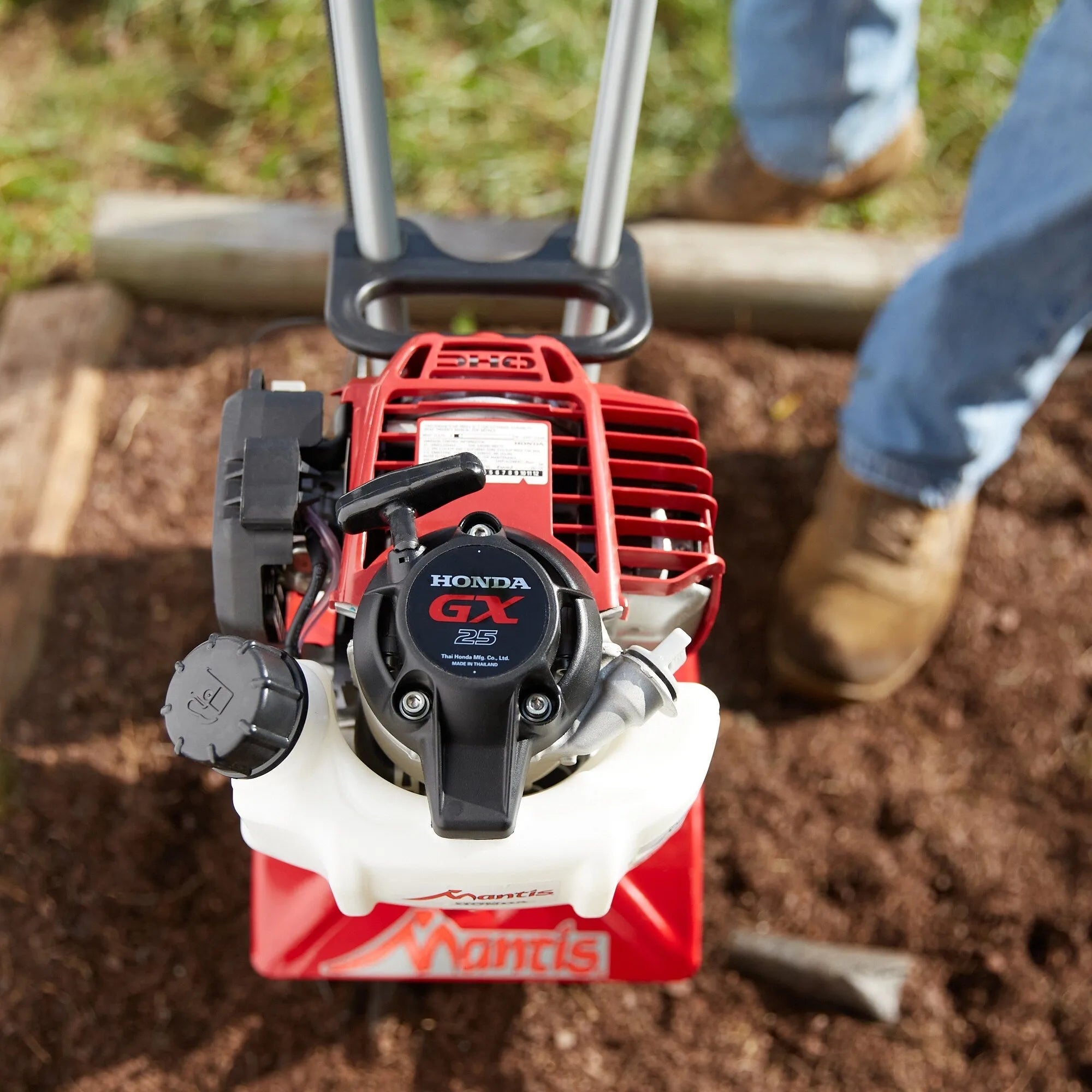 2026 MANTIS 7268 Mini-Tiller/Cultivator 25-cc 9-in Front-Tine Forward-rotating Tiller (CARB)