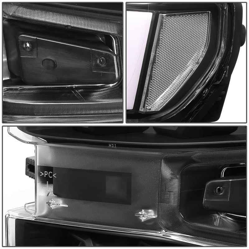 LED DRL Projector Headlights 19-21 Chevy Silverado 1500