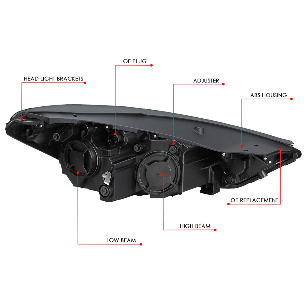 Factory Style Projector Headlight (Left) 19-21 Hyundai Tucson