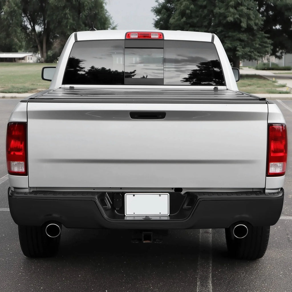 Modular Style Rear Step Bumper w/Dual Exhaust License Plate Lights 09-19 Dodge/Ram 1500 2500 3500