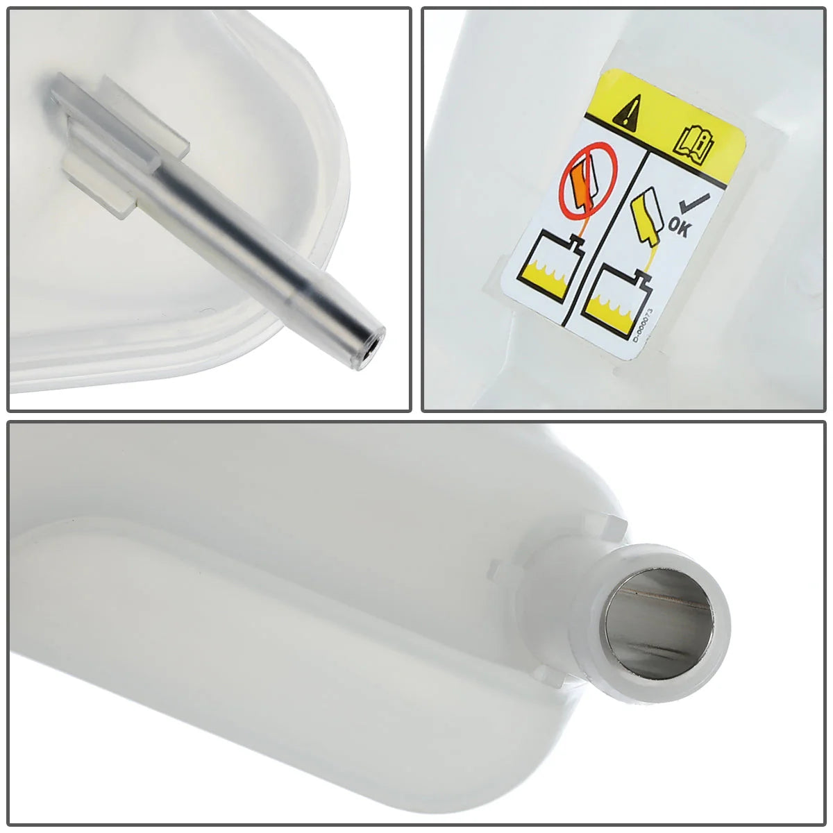 06-09 Ford Fusion Mercury Milan 2.3L 3.0L Coolant Overflow Reservoir w/ Cap
