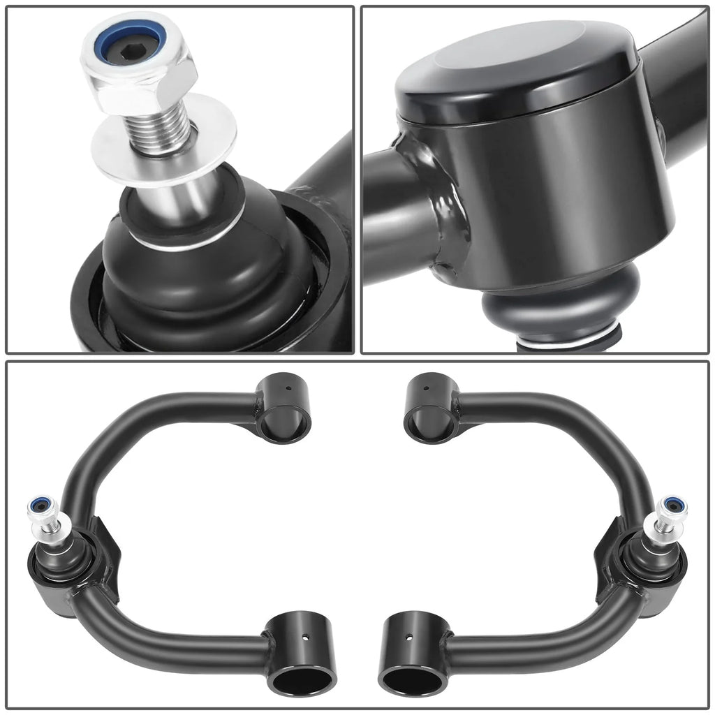 04-22 Ford F150 Lincoln Mark Lt 2-4 in. Lifted Front Upper Control Arms (Black)
