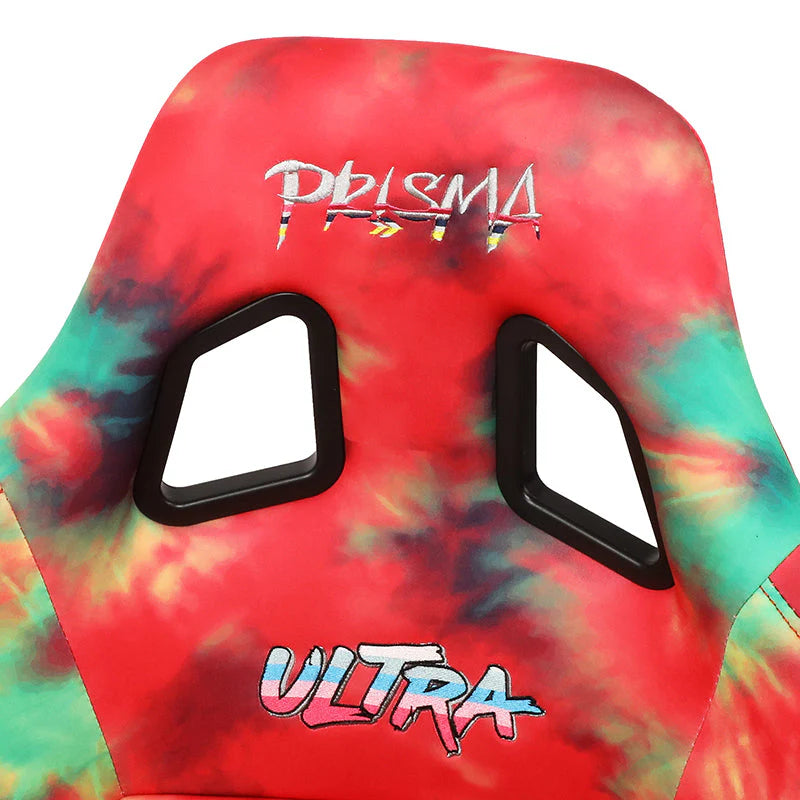 Tie Dye Fiberglass Vegan Satin Bucket Racing Seat Universal