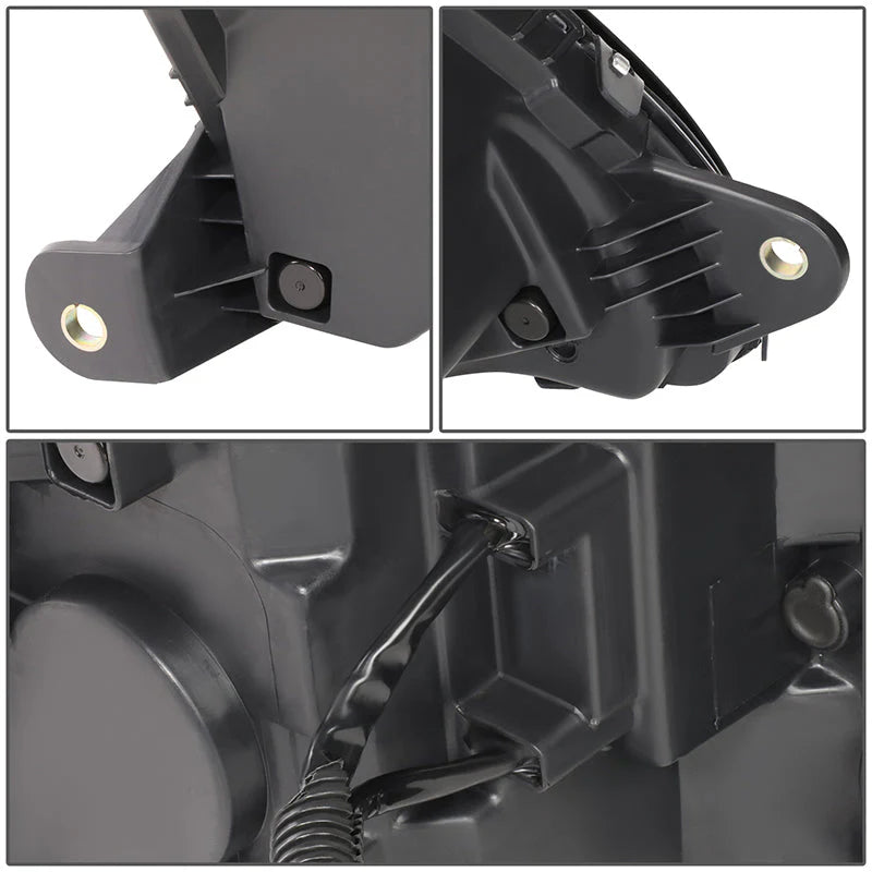 LED DRL Halo Projector Headlights 08-19 Kenworth T170 T270 T370 T660