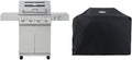 2026 Larger 4-Burner Propane Gas Grills bbq Stainless Steel Heavy-Duty Cabinet Style with Knob Controls Side Burner Mesa 400m