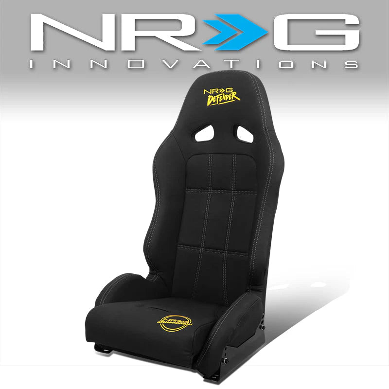 1 Piece Defender Waterproof Vinyl Fixed Back Bucket Racing Seat Universal