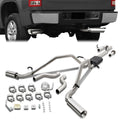 Cat-Back Exhaust System w/4 in. OD Stainless Steel Muffler Tip 07-13 Chevy Silverado GMC Sierra 1500