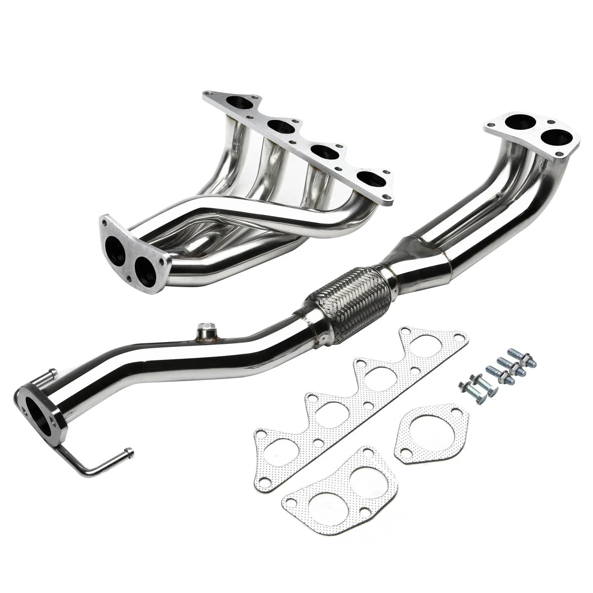 97-02 Mitsubishi Mirage 1.8L I4 Exhaust Header w/O2 Sensor Insertion - Stainless Steel
