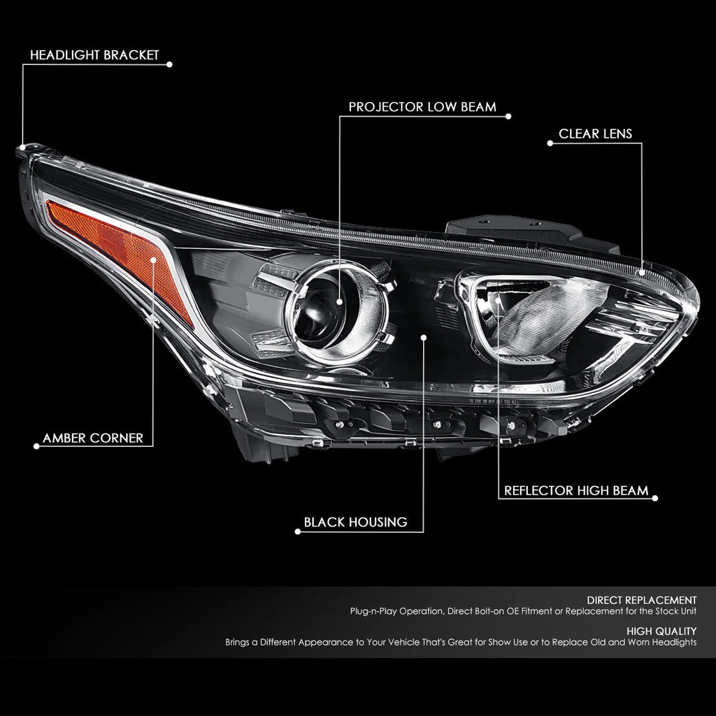 Factory Style Projector Headlight (Right) 19-21 Kia Forte Sedan