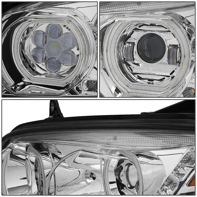 LED DRL Halo Projector Headlights 08-19 Kenworth T170 T270 T370 T660