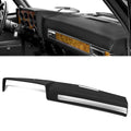 Black Dash Cap Cover Bezel Overlay 81-86 Chevy C/K 10 20 30, GMC 1500 2500 3500