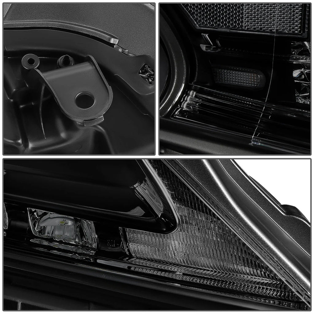 LED DRL Projector Headlights 13-15 Lexus RX350, RX450H