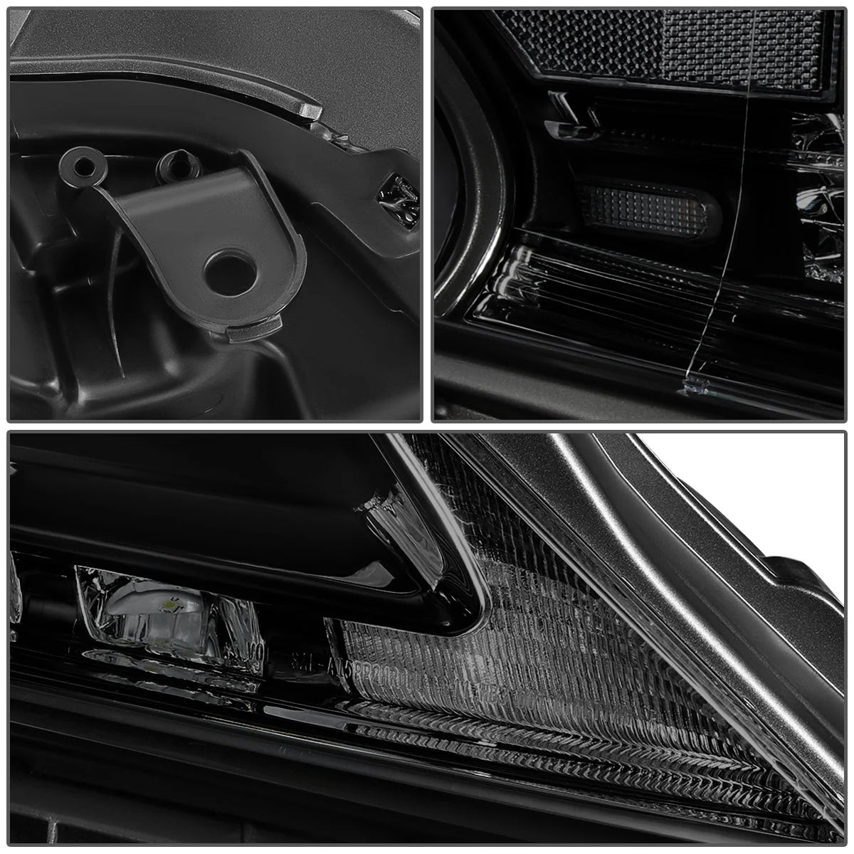 LED DRL Projector Headlights 13-15 Lexus RX350, RX450H