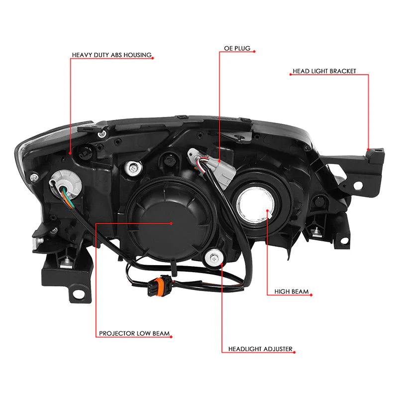 Factory Style Projector Headlights 08-11 Subaru Impreza